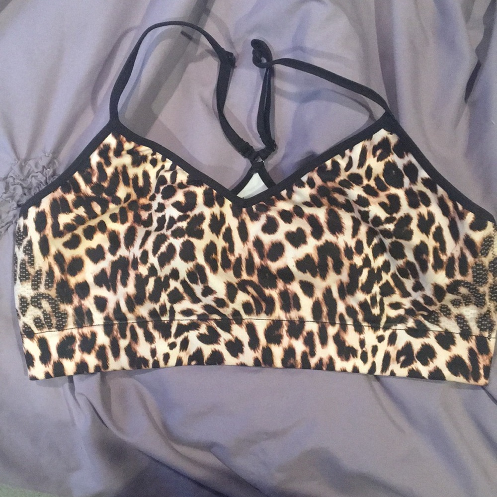 SOLD! PINK Cheetah Sports Bra